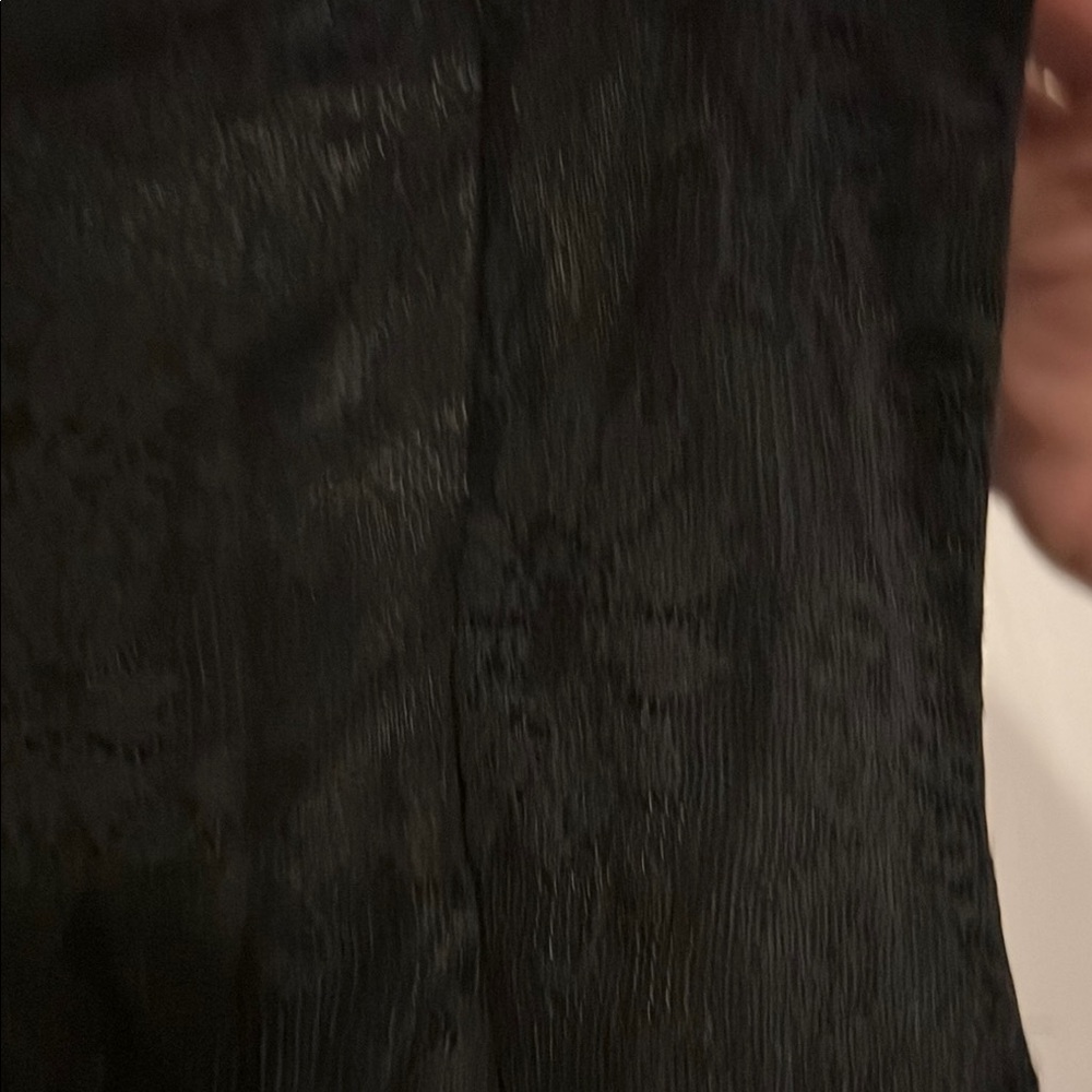 Midnight Velvet Black Ruched Camisole Blouse - Picture 6 of 7